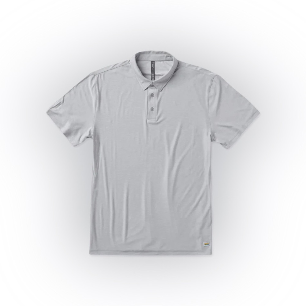 Vuori Men's White Strato Tech Polo Short Sleeve Shirt Size Extra Large